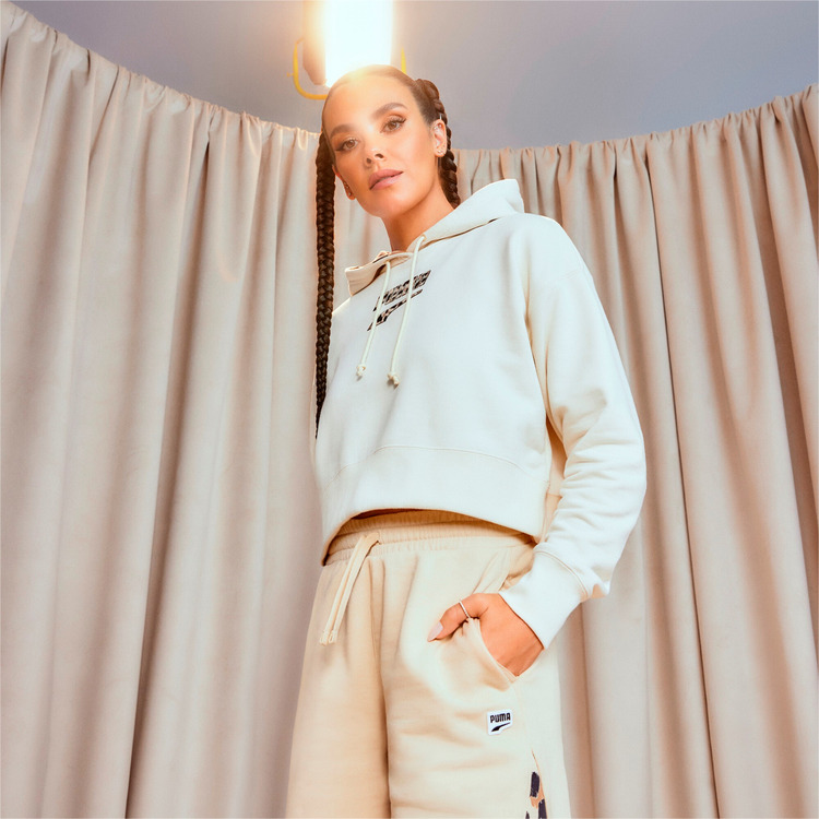 Puma DOWNTOWN Cropped Hoodie TRPuma DOWNTOWN Cropped Hoodie TR x Cristina Pedroche