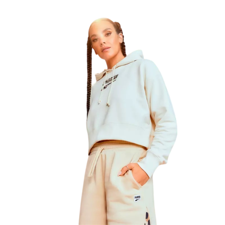 Puma DOWNTOWN Cropped Hoodie TRPuma DOWNTOWN Cropped Hoodie TR x Cristina Pedroche