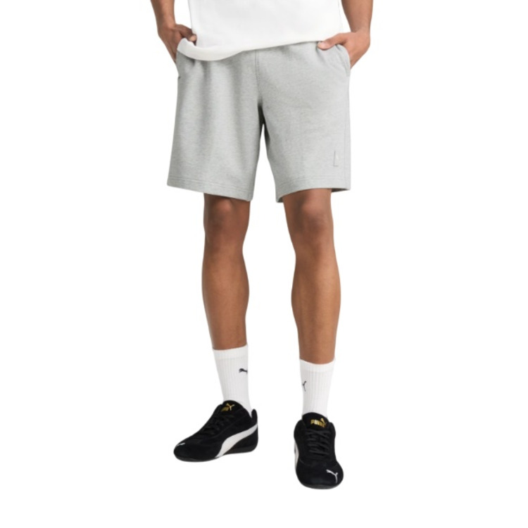 Puma ESS ELEVATED Shorts 9" TR "Light Gray Heather"