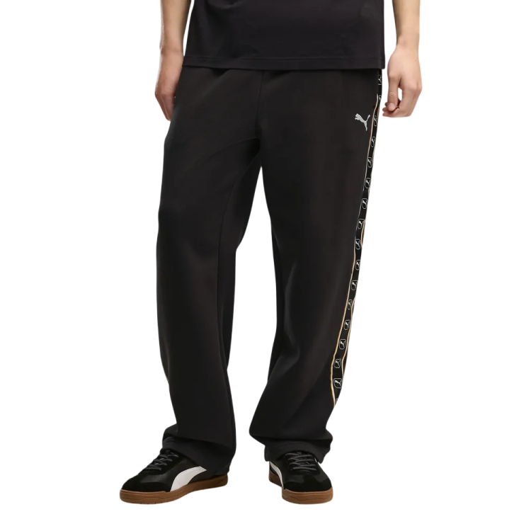 Puma ESS ELEVATED TAPE Relaxed Sweatpants FL op "Black"