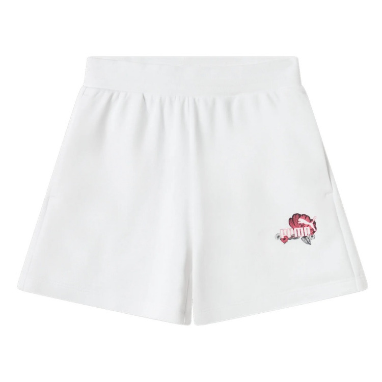 Puma ESS+ Floreal Shorts 5" TR "White"
