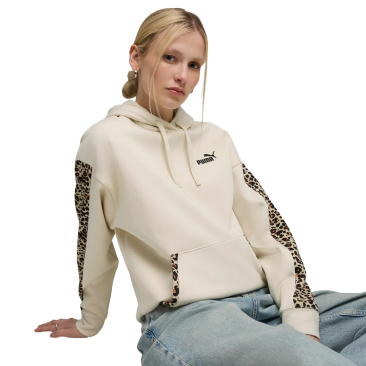 Puma ESS GRAPHIC Animal Comfort Hoodie FL "Alpine Snow"