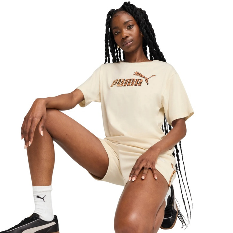 Puma ESS GRAPHIC ANIMAL Relaxed Tee " Alpine Snow"