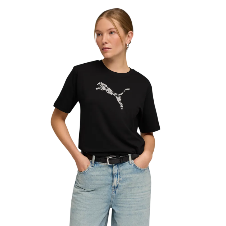 Puma ESS GRAPHIC Animal Relaxed Tee "Black Print"