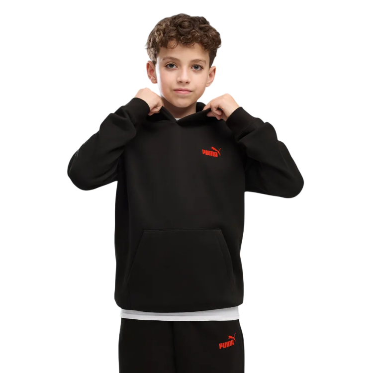 Puma ESS LOGO LAB Brand Back Graphic Hoodie FL B "Black"