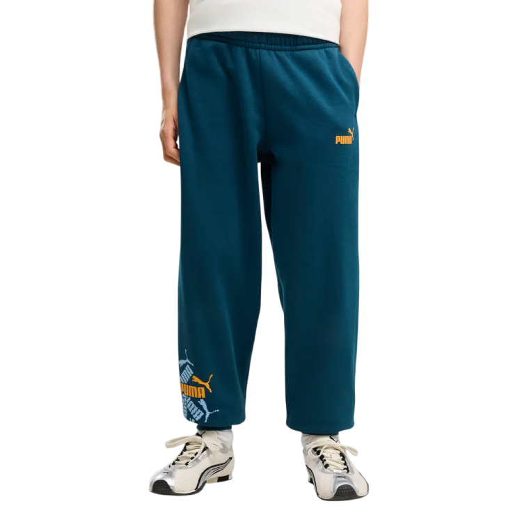 Puma ESS LOGO LAB Brand Sweatpants FL B "Midnight Petrol"