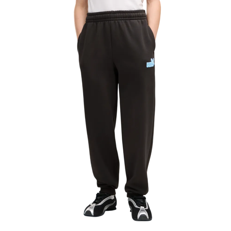 Puma ESS LOGO LAB Relaxed Sweatpants FL B "Black"