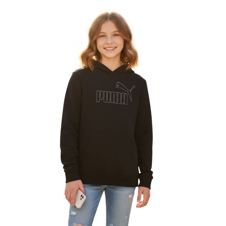 Puma ESS Rhinestone HOODIE TR G "Black"