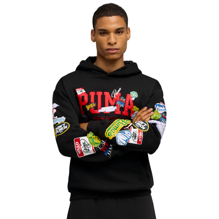 Puma HooperHotline Pullover Hoodie "Black"