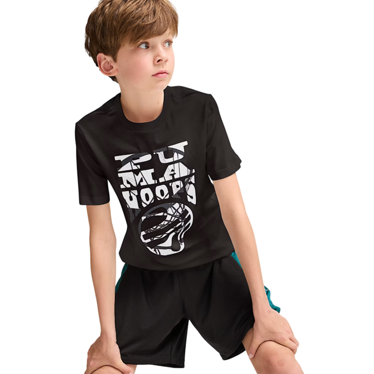Puma Junior Basketball Blueprint Tee "Black"