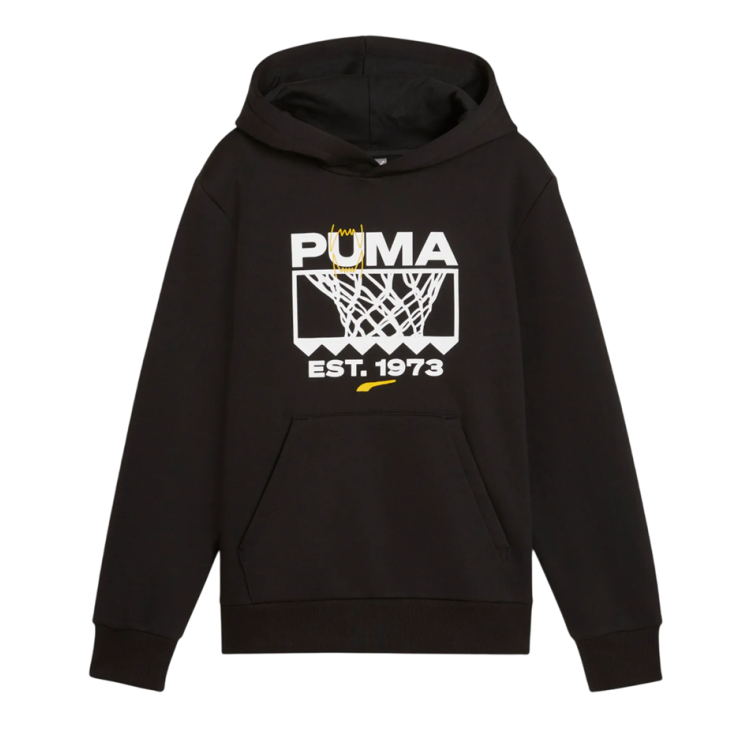 Puma Junior Basketball Winning Shot Hoodie Fleece "Black"