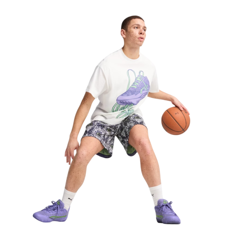 Puma Lace EM Up Oversized Tee "White"