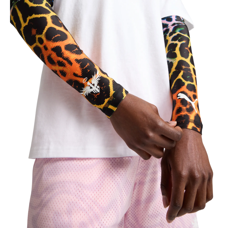 Puma Melo Alien Skins Arm Sleeves "Black AOP"