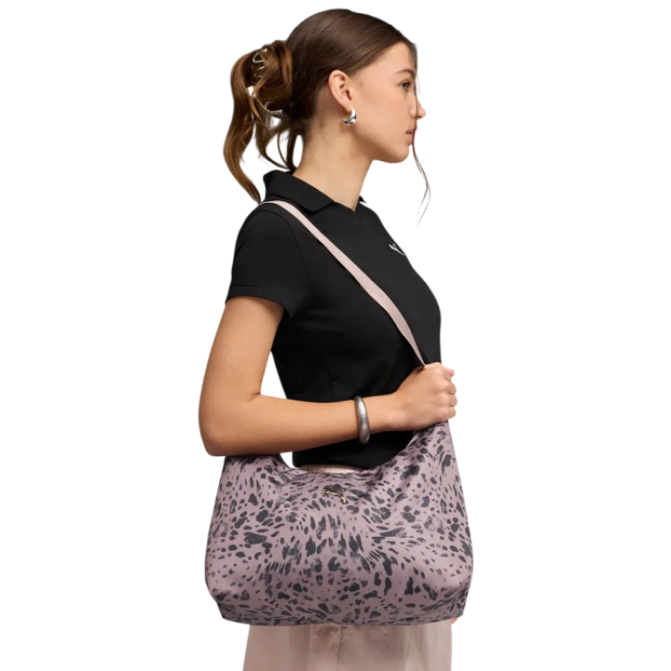 Puma POP Slouchy Hobo Bag "Sandstone-Animal"