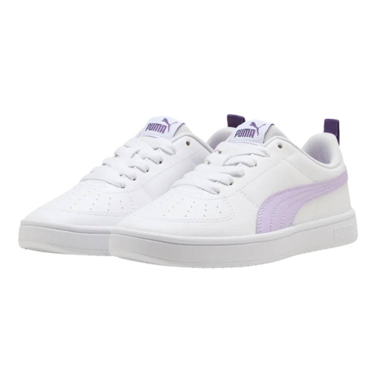 Puma Rickie Jr. "White-Light Lavender-Plum Purple"