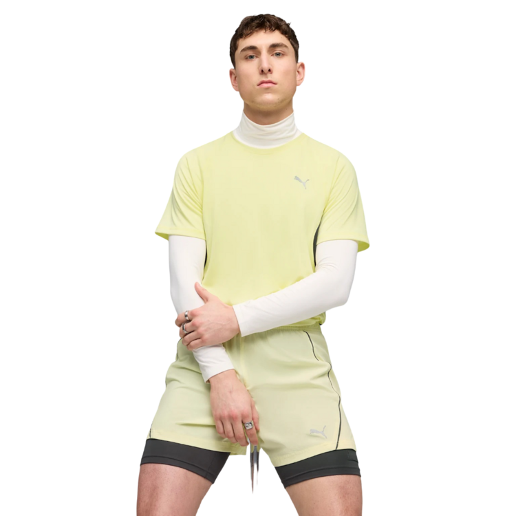 PUMA RUN VELOCITY TEE (POLY) "Gold Moon"