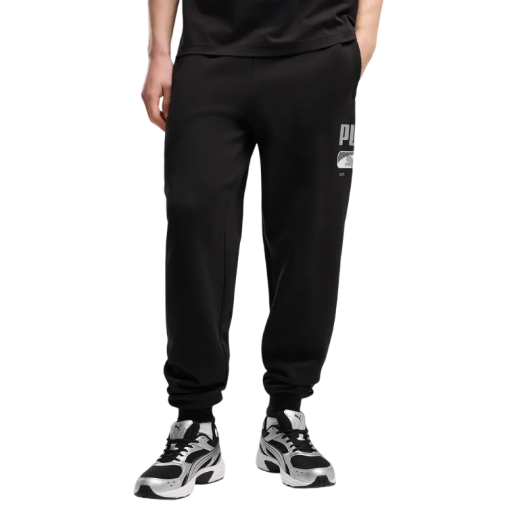 PUMA SPORT Logo Play Sweatpants FL cl "Black"