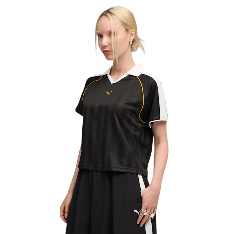 Puma T7 Relaxed Football Jersey "Black"