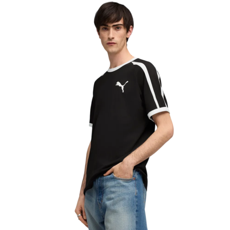 Puma T7 Ringer Tee "Black"