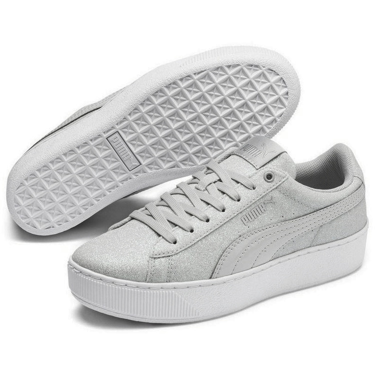 Adicionar ao carrinho Puma Vikky Platform Glitz Jr "Silver" Puma Vikky Platform Glitz Jr "Silver"