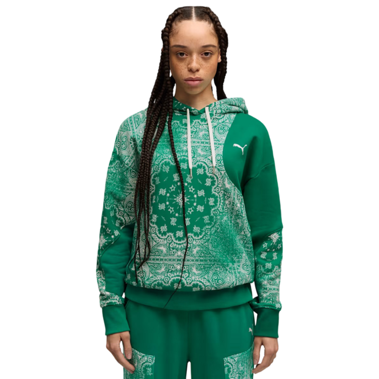 Puma Wms Basketball Shooting Stars Hoodie "Wild Green"