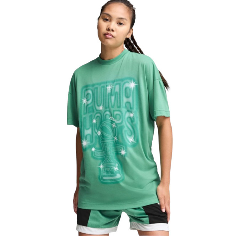 Adicionar ao carrinho Puma Womans Basketball Art-Hitect Sparkle Trophy Tee 1 "Jade Frost" Puma Womans Basketball Art-Hitect Sparkle Trophy Tee 1 "Jade Frost"