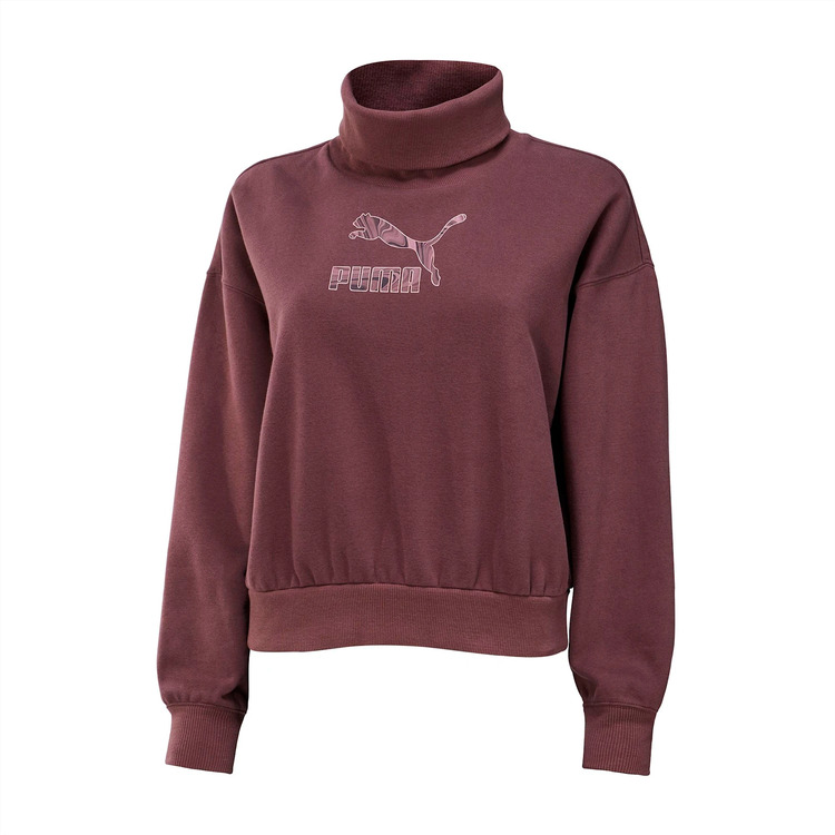Adicionar ao carrinho PUMA x AITANA Cropped Turtleneck Sweatshirt (dustyplum) PUMA x AITANA Cropped Turtleneck Sweatshirt (dustyplum)