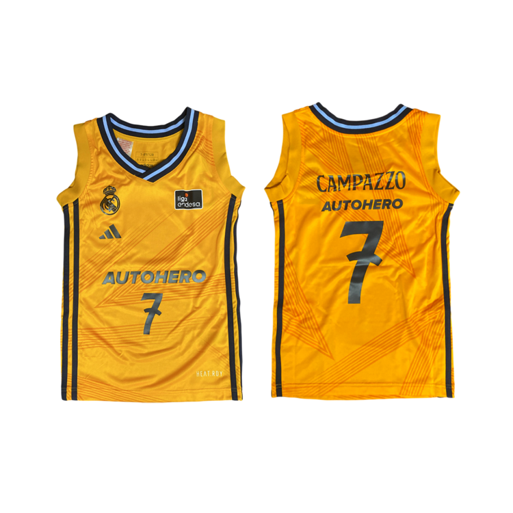 Adicionar ao carrinho R. Madrid Camiseta ACB Basket Niñ@ 2ª Equip 24/25 # 7 CAMPAZZO # R. Madrid Camiseta ACB Basket Niñ@ 2ª Equip 24/25 # 7 CAMPAZZO #