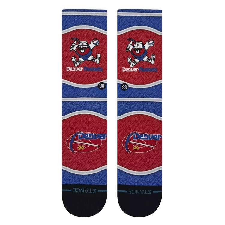 Adicionar ao carrinho Stance Casual NBA Denver Nuggets Mini Ball Hardwood Classic Poly Crew Socks Stance Casual NBA Denver Nuggets Mini Ball Hardwood Classic Poly Crew Socks