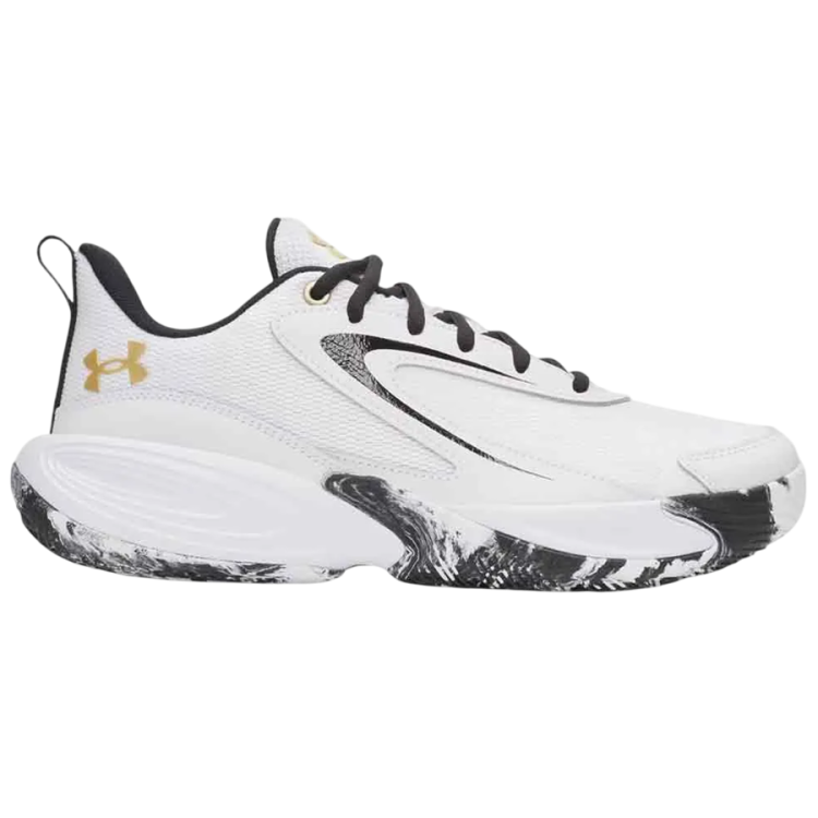 Under Armour GS Lockdown 8 Jr. "White-Black"