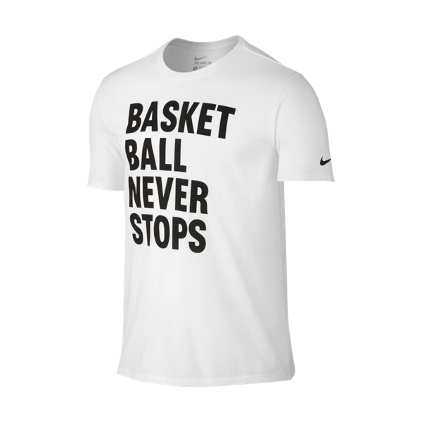 basketball never stops t shirt