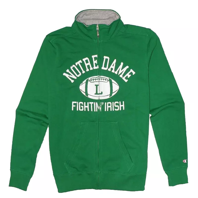 Champion University Notre Dame Track Suit (green/grey)