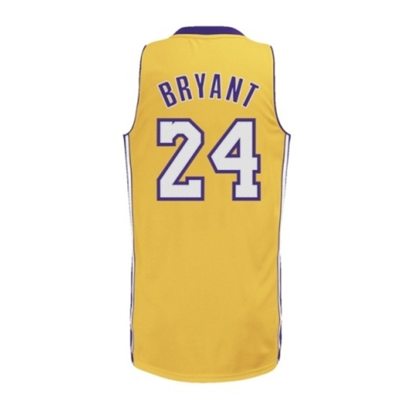 Adidas Camiseta Bordada NBA Lakers Kobe amarelo