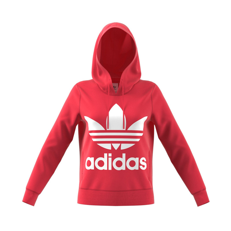 Adidas Original Trefoil Hoodie Sweat Core Pink