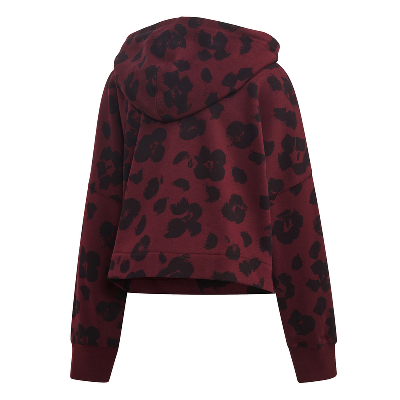Originals cropped hoodie maroon sales