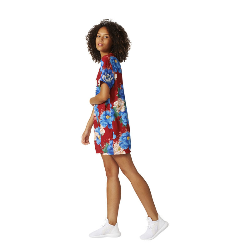 Adidas tee 2025 dress multicolor