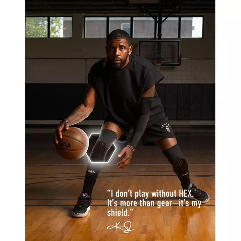 Media Compresión con HexForce (1 par/rojo)