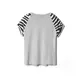Adidas Original Camiseta Mulheres Trefoil Logo Zebra (gris/negro/blanco)