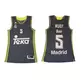 Camiseta Rudy #5# Real Madrid Basket 2015-2016 (gris/volt)