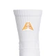 Adidas Anthony Edwards AE Crew Socks "White Lucid Orange"