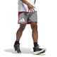 Adidas Basketball Galaxy Short "Vived Red-Grey"