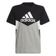 Adidas Boy´s Colorblock T-shirt "Black/Medium Grey Heather"