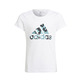 Adidas Girl's Fall Print Logo T-Shirt