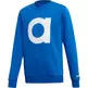 Adidas Junior Essentials Branded Pack Crewneck (blue/white)