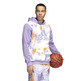 Adidas Basket Allover Print Hoodie "Magic Lilac"
