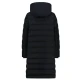 Campagnolo Women's long padded down jacket with hood "Black"