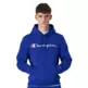 Champion Embroidered Big Logo Fleece Hoodie "Blue"