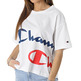 Champion Heritage Legacy Big Cript Logo Crewneck "White"