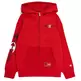 Champion Kids Basketball Logo Full-Zip Fleece Hoodie "Red"