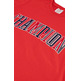 Champion Multicolour Bookstore Cotton T-Shirt "Red"
